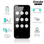 ONINDER CUTE - OVO VIBRATÓRIO PARA PRAZER E AMOR - GEMAS DE SILICONE GIRATÓRIAS - APLICATIVO GRATUITO GLOBAL
