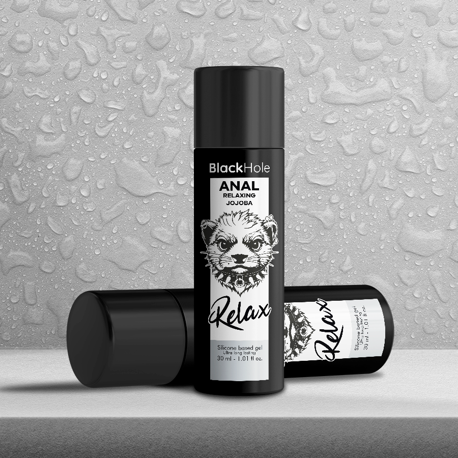 BLACK HOLE - RELAXANTE ANAL JOJOBA RELAX BASE DE SILICONE 30 ML