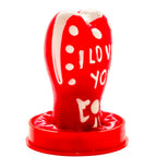 CONDOMERIE - PRESERVATIVOS NOVIDADES PINTADOS À MÃO CORAÇÃO - EU TE AMO MODELO 1