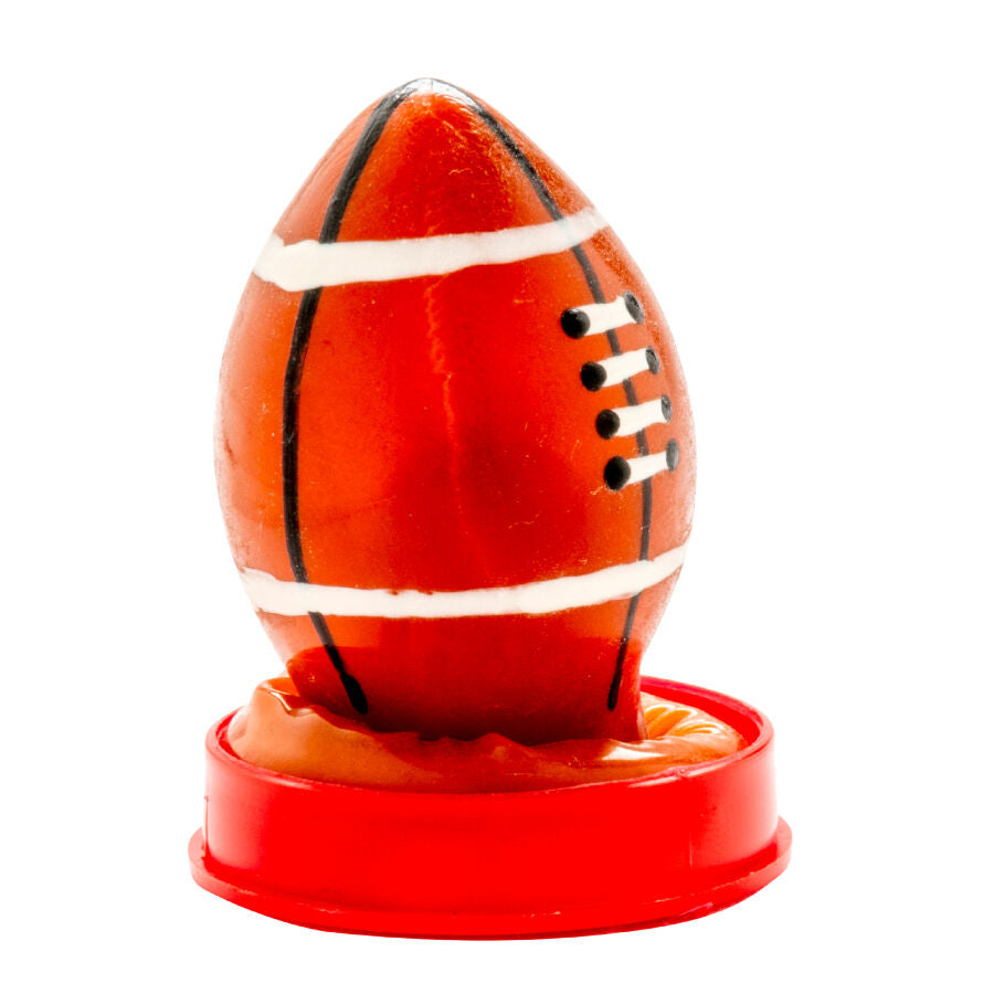 CONDOMERIE - PRESERVATIVOS NOVIDADES PINTADOS À MÃO BOLA DE RUGBY