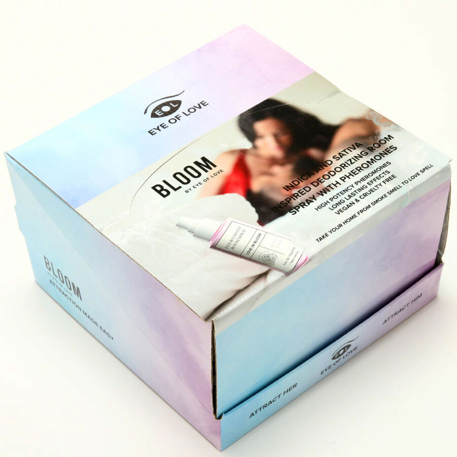 EYE OF LOVE - BLOOM SPRAY DE AMBIENTES 4X4 DISPLAY