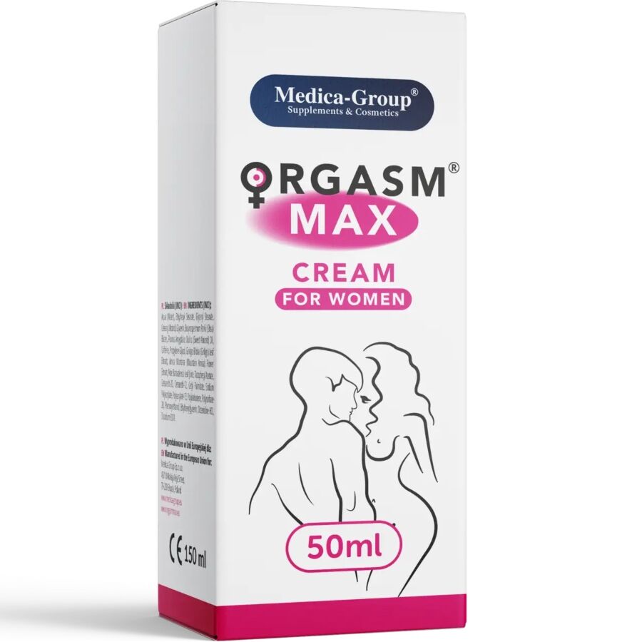 MEDICA GROUP - CREME ÍNTIMO ORGASM MAX PARA MULHERES 50 ML