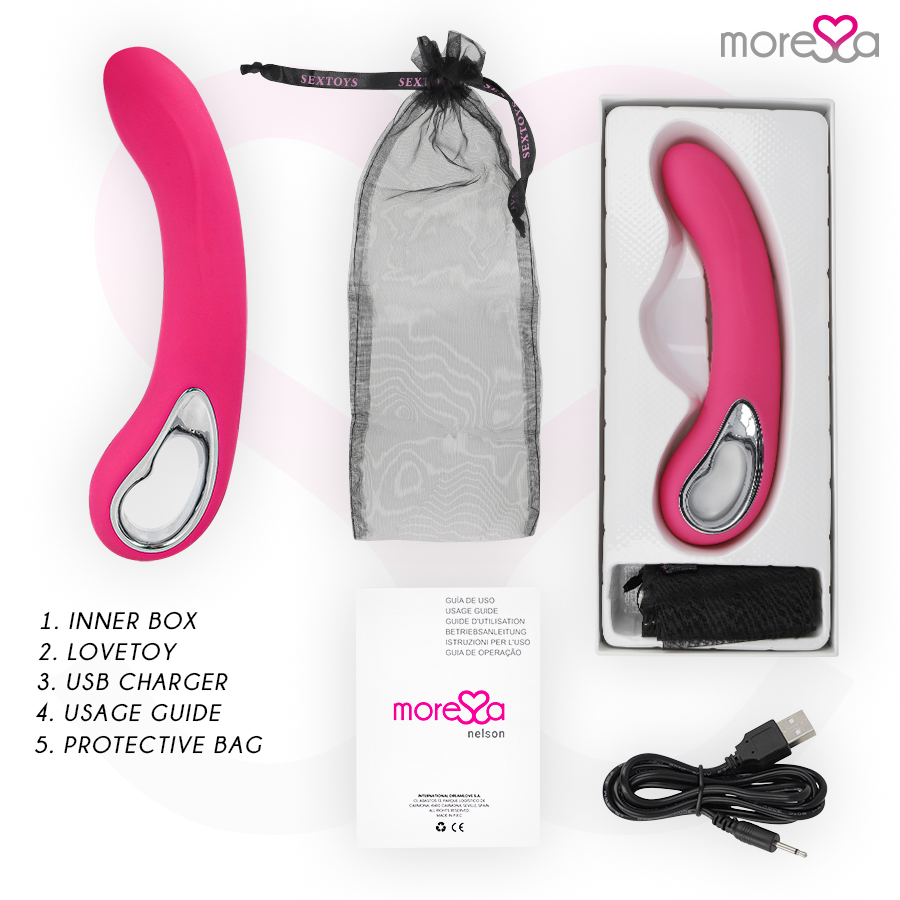 MORESSA - NELSON PREMIUM SILICONE RECARREGVEL