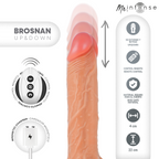MR INTENSE - BROSNAN REALISTA MULTIFUNCIONAL COM VIBRAÇÃO, CONTROLE REMOTO PARA CIMA E PARA BAIXO, 22 CM - OU - 4 CM