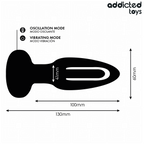 ADDICTED TOYS - PLUG ANAL COM LÍNGUA VIBRATÓRIA E CONTROLE REMOTO