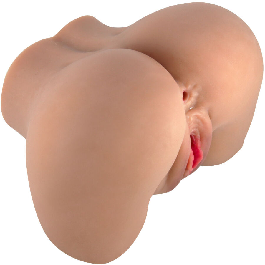 CRAZY BULL - VIBRADOR MILA BUTT COM CONTROLE REALISTA DE VAGINA E ÂNUS REMOTO