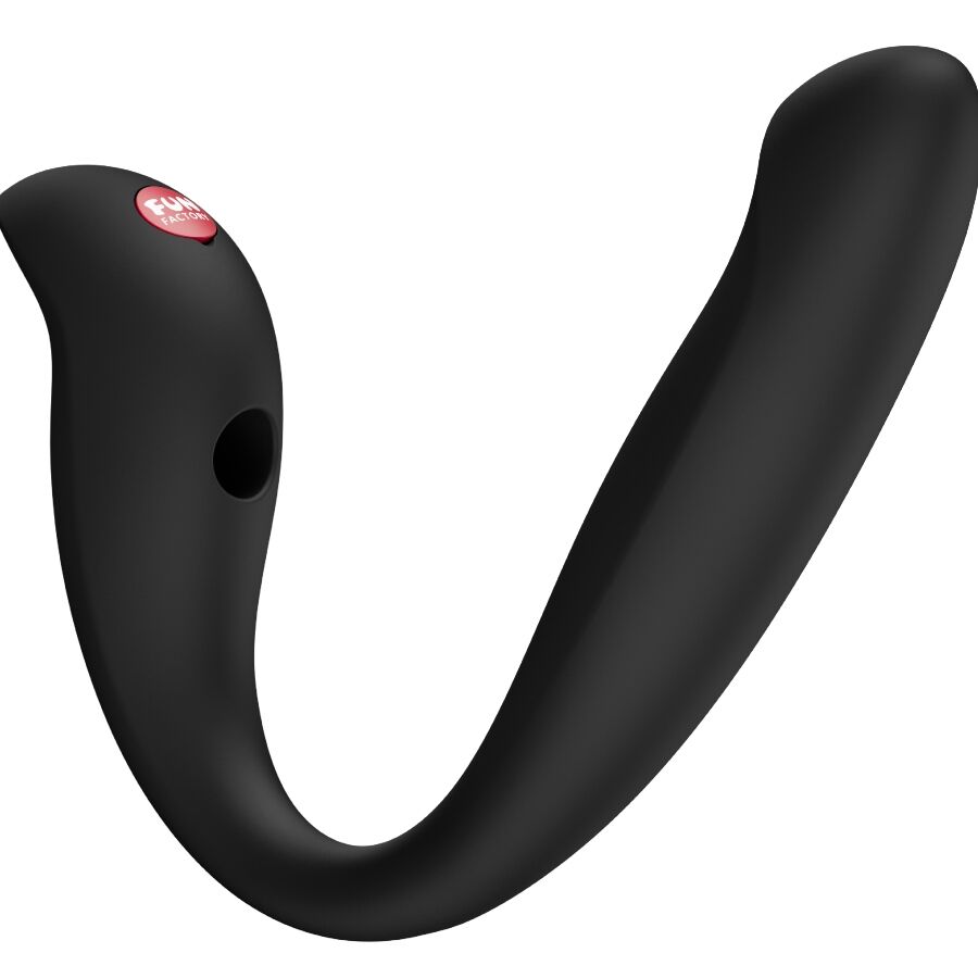 FUN FACTORY - VELOCE VIBRADOR DE DUPLA PULSAÇÃO DE AR INSERÍVEL PRETO