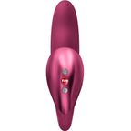 FUN FACTORY - ALLEGRO VIBRADOR DE DUPLA PULSAÇÃO DE AR INSERÍVEL VERMELHO VINHO