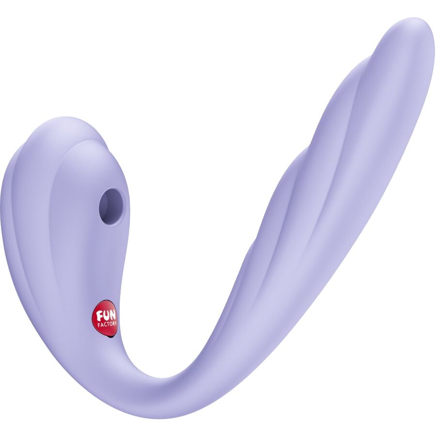FUN FACTORY - VIBRADOR DE DUPLA PULSAÇÃO DE AR INSERÍVEL VIVACE ROXO