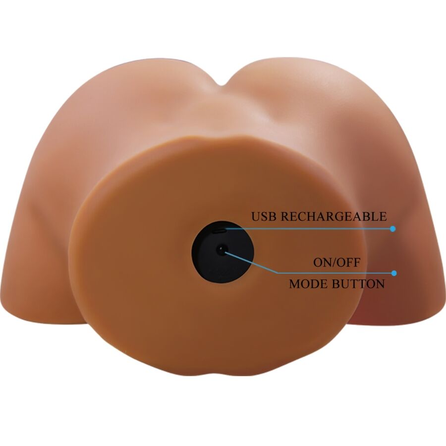 CRAZY BULL - SOPHIA VIBRADOR DE BULL FEMININO REALISTA E SUCÇÃO COM SOM 5,5 KG