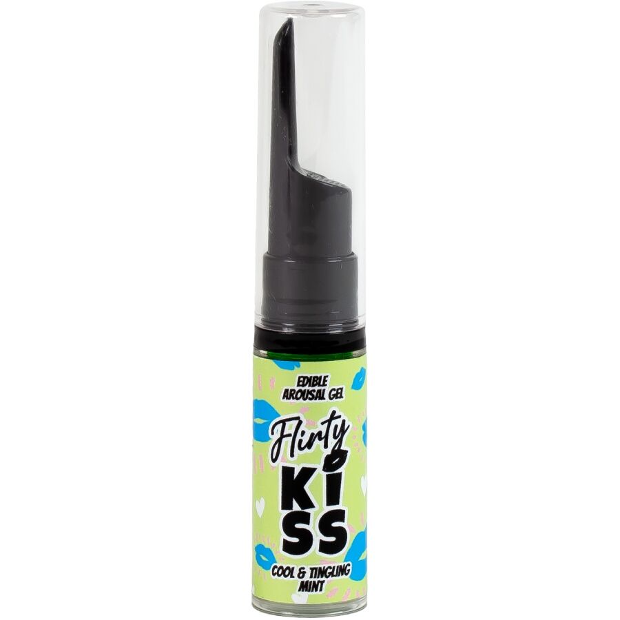 SECRETPLAY - GÉIS PARA BEIJOS FLERTANTES COM EFEITOS DE SEXO ORAL MORANGO E HORTELÃ 2 x 8 GR