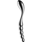 SATISFYER - STAR FORCE 1 DILDO DE AÇO INOXIDÁVEL COM DUAS EXTREMIDADES