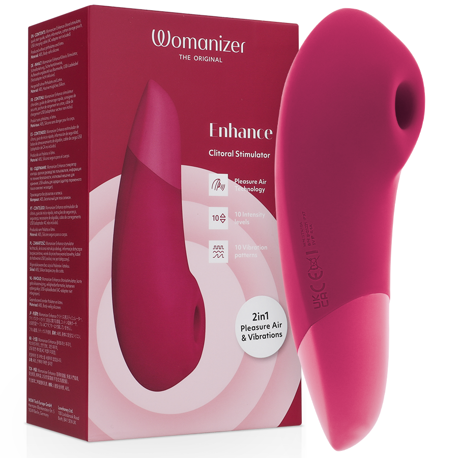 WOMANIZER - Estimulador Clitoriano Enhance Rosa Vibrante