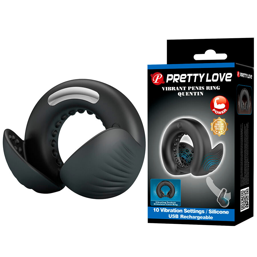 PRETTY LOVE - QUENTIN ANEL PENIANO COM ESTIMULADOR TESTÍCULO