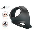 CRAZY BULL - ZADOK ANEL ERGONÔMICO COM ESTIMULADOR PERINEAL