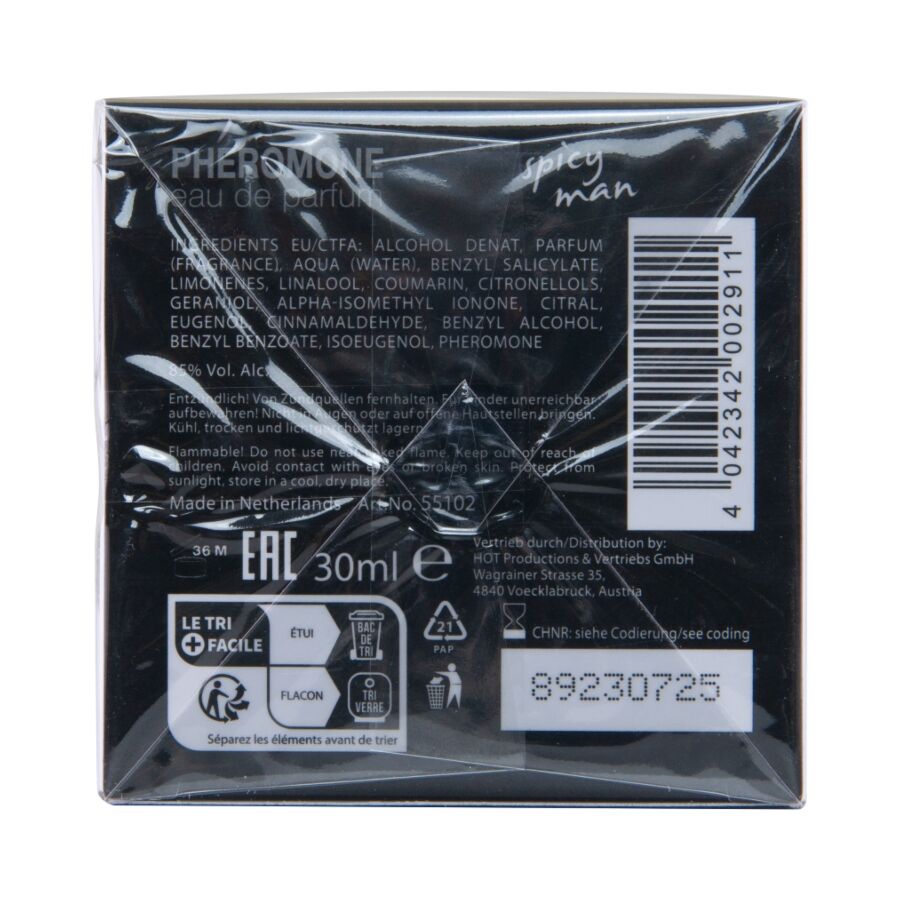 HOT - PERFUME DE FEROMÔNIOS MIAMI SPICY MAN 30 ML