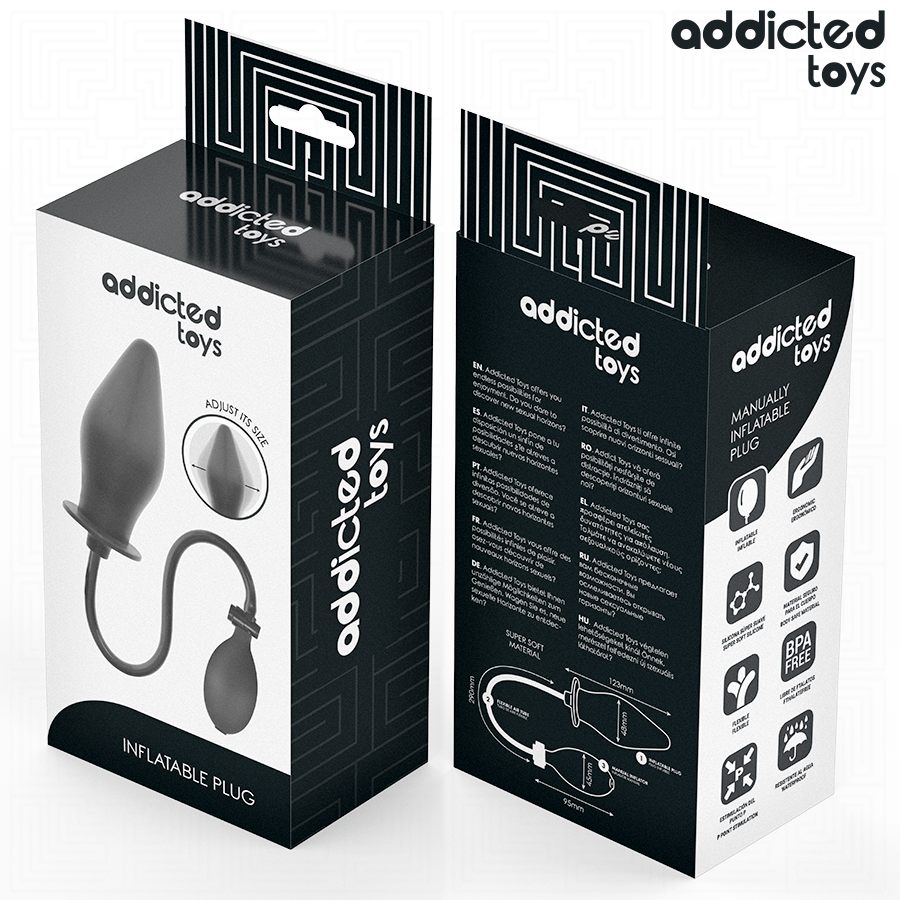 ADDICTED TOYS - PLUG ANAL INFLÁVEL MODELO 2