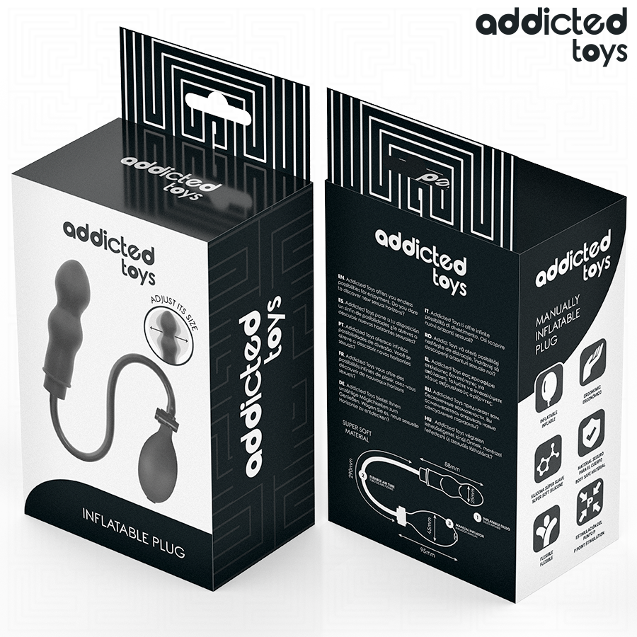 ADDICTED TOYS - PLUG ANAL INFLÁVEL MODELO 1
