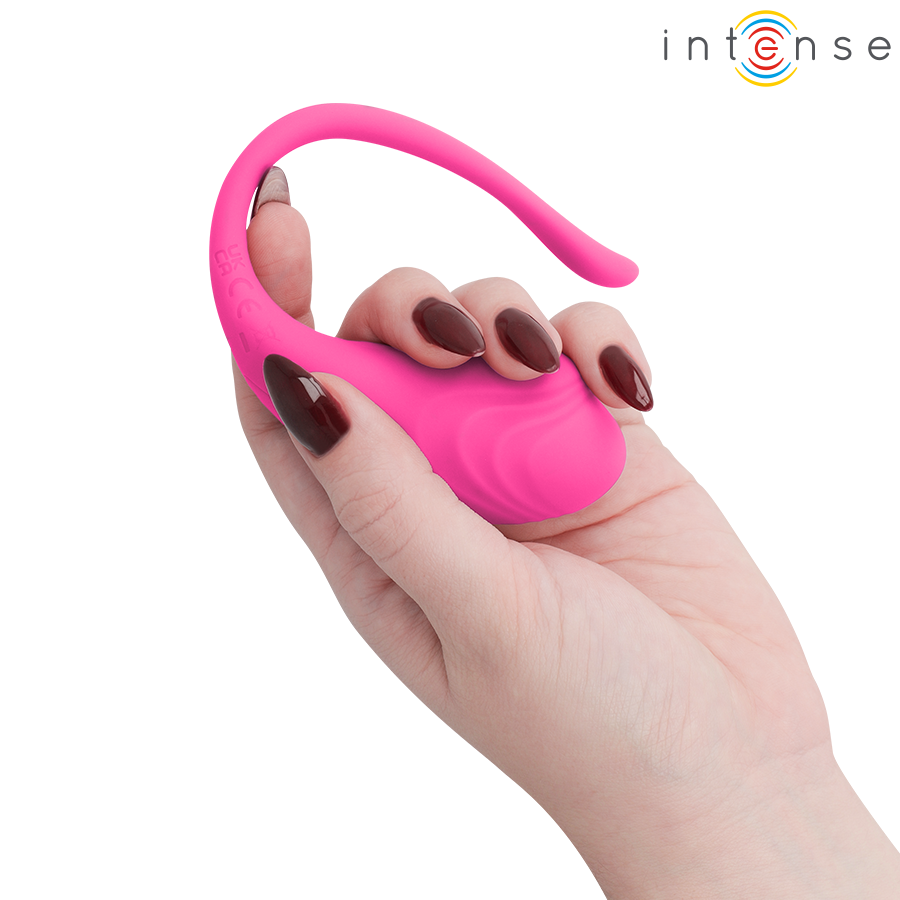INTENSE - OVO VIBRATÓRIO ROSA OLIVIA COM CONTROLE REMOTO