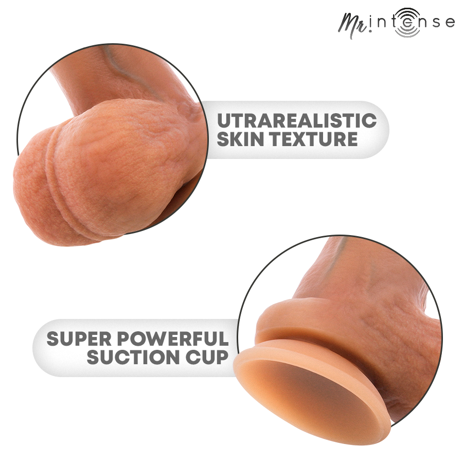 MR INTENSE - GARY M PÊNIS DE SILICONE ULTRA-REALISTA COM TESTÍCULOS 20 CM -Ø- 4,2 CM