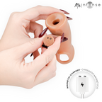 MR INTENSE - CAPA DE SILICONE PARA PÊNIS VIBRADOR ARNOLD L COM CONTROLE REMOTO 16 CM -Ø- 4,5 CM