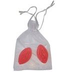 DIABLO PICANTE - 2 SABONETES PERFUMADOS EM FORMATO DE VAGINA VERMELHOS