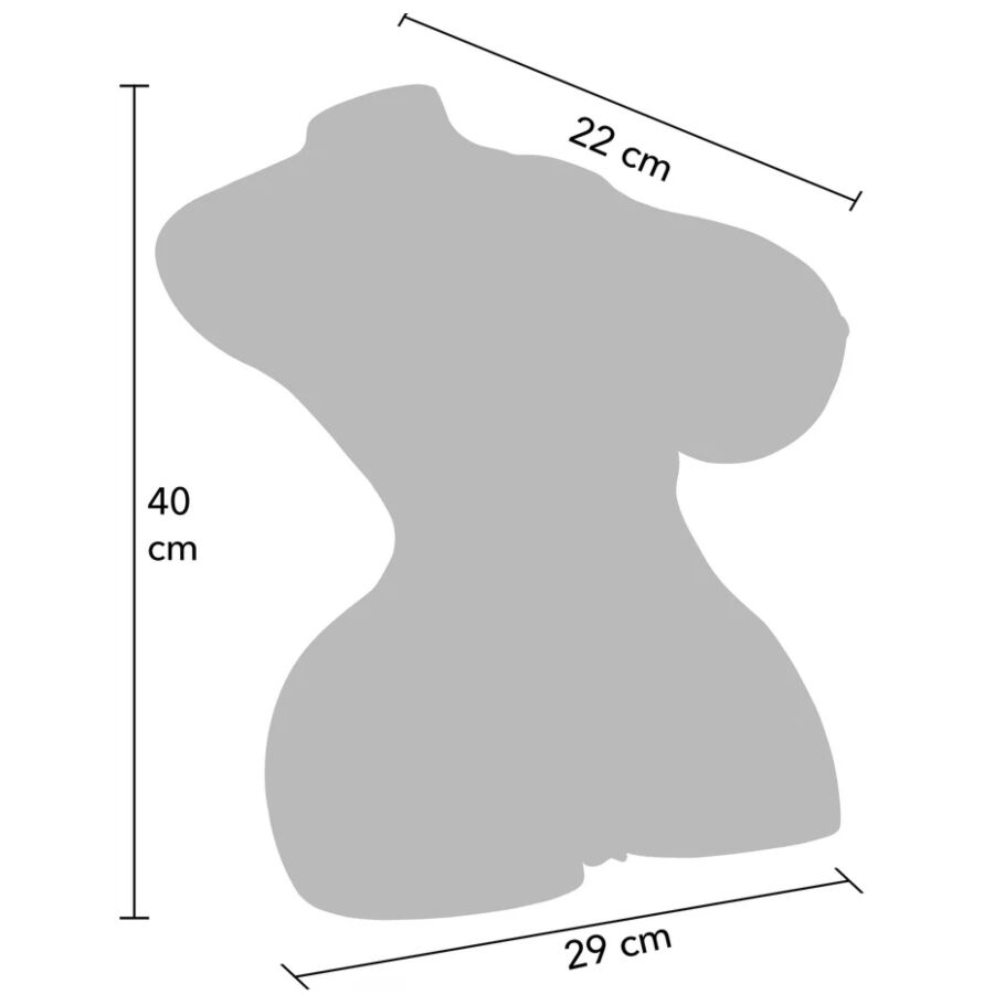 DESEJO OCULTO - TORSO DE CADELA ORDENHEIRA SAFADA, MASTURBADORA FEMININA, 10 KG