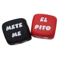 DIABLO PICANTE - 2 DADOS DE AÇÃO E PARTE DO CORPO (COR ALEATÓRIA)