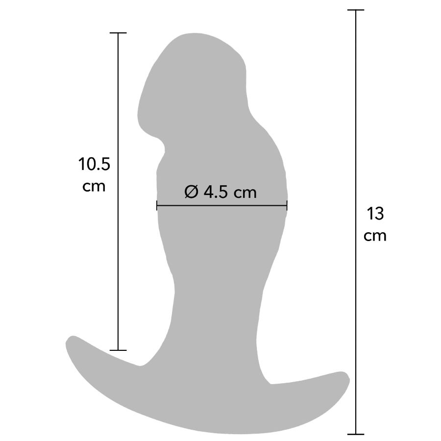 HIDDEN DESIRE - INFERNO PLUG ANAL REALISTA 13 CM