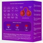 SNAIL VIBE - TWINN VIBRADOR DE DEDO CHERRY