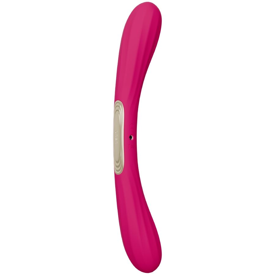 LELO - BOOMERANG VIBRADOR DE PONTA DUPLA CEREJA
