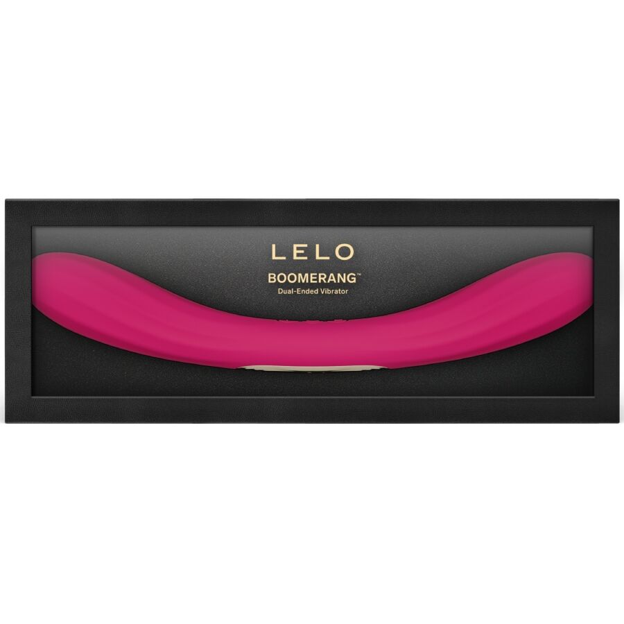 LELO - BOOMERANG VIBRADOR DE PONTA DUPLA CEREJA