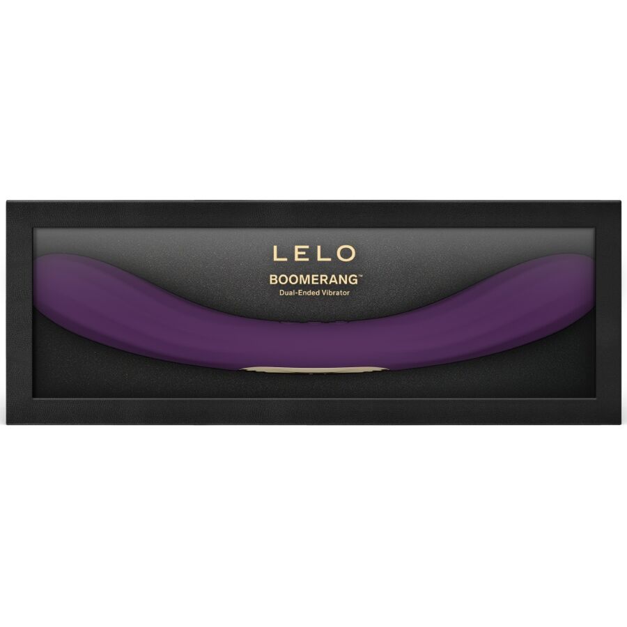 LELO - BOOMERANG VIBRADOR DE DUAS PONTAS ROXO
