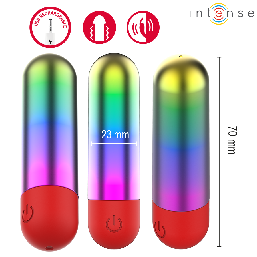 INTENSE - DEBBIE RAINBOW CLITORIS VIBRATÓRIO BULLET