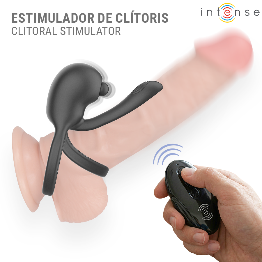 INTENSE - SPIKE ANEL PENIANO VIBRATÓRIO COM CONTROLE REMOTO