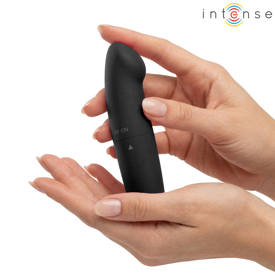 INTENSE - VIBRADOR PHIL G-SPOT PRETO 13 CM
