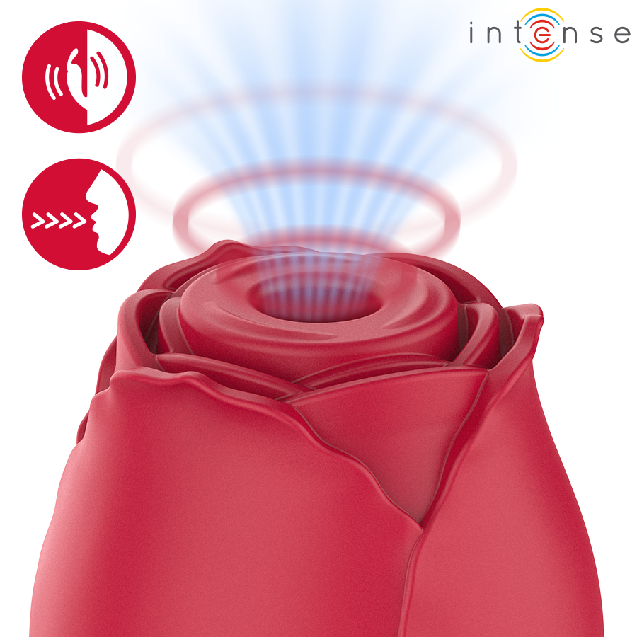 INTENSE - CAMELLIA SUCÇÃO CLITORIAL ROSE BY WAVES BORDEAUX