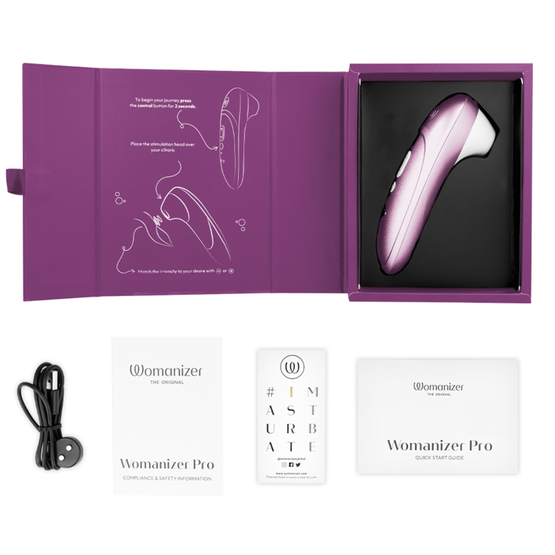 WOMANIZER - PRO VIBRANT CLITORIAL STIMULATOR LILAC