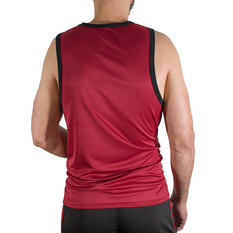 MACHO - CMV003 CAMISETA DE GINÁSTICA MARROM TAMANHO S/M