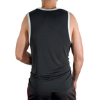 MACHO - CMV004 CAMISETA PRETA DE GINÁSTICA TAMANHO S/M