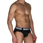 MACHO - MCH007 SLIP CLÁSSICO PRETO + PRETO S