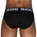 MACHO - MCH007 SLIP CLÁSSICO PRETO + PRETO L