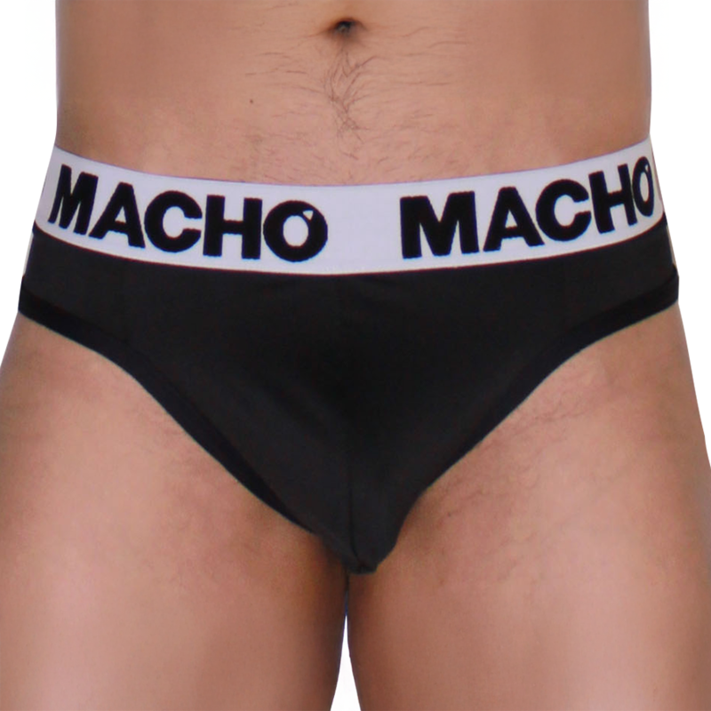 MACHO - MTG002 CALCINHA FIO DENTAL PRETA/PRETA TAMANHO XL