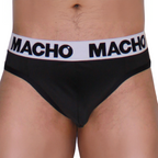 MACHO - MTG002 CALCINHA FIO DENTAL PRETA/PRETA TAMANHO XL