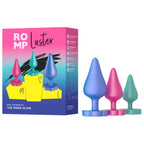 ROMP - KIT DE TREINAMENTO ANAL LUSTER P/M/G COM BASE EM FORMATO DE FLOR