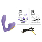 ROMP - REVERB ESTIMULADOR DE PONTO G E DISPOSITIVO DE SUCÇÃO CLITORIAL REVERB ROXO