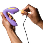 ROMP - REVERB ESTIMULADOR DE PONTO G E DISPOSITIVO DE SUCÇÃO CLITORIAL REVERB ROXO