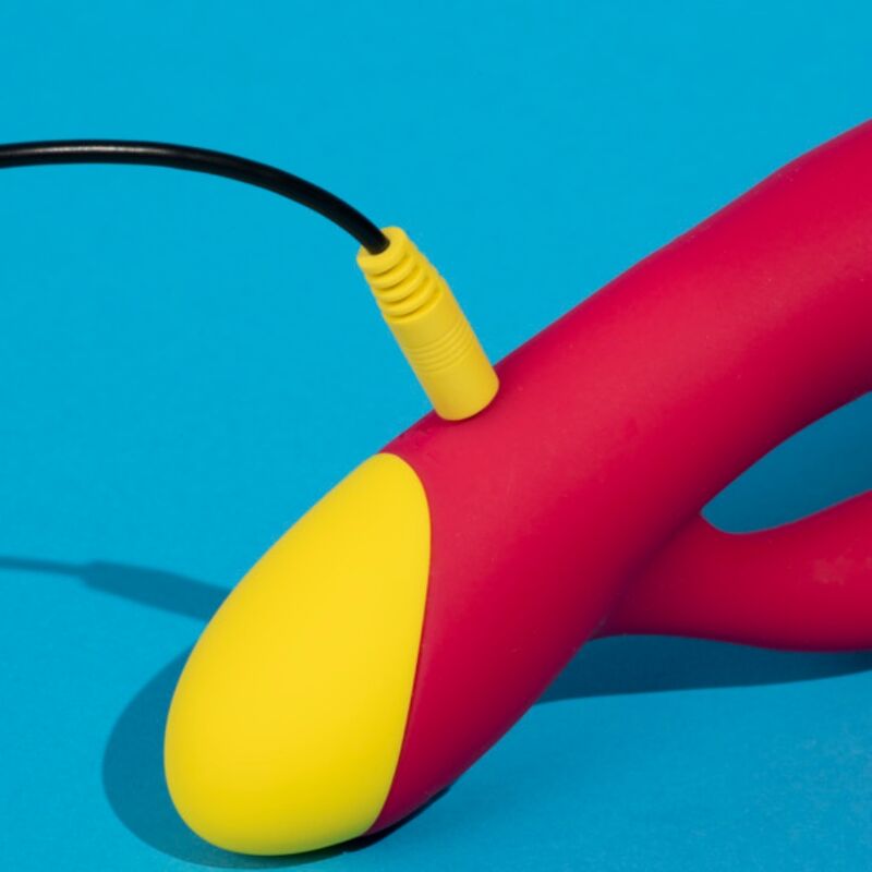 ROMP - JAZZ VIBRADOR COELHO RECARREGÁVEL VERMELHO