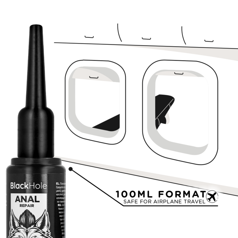 BLACK HOLE - APLICADOR DE LUBRIFICANTE ANAL TAMANHO G 100 ML