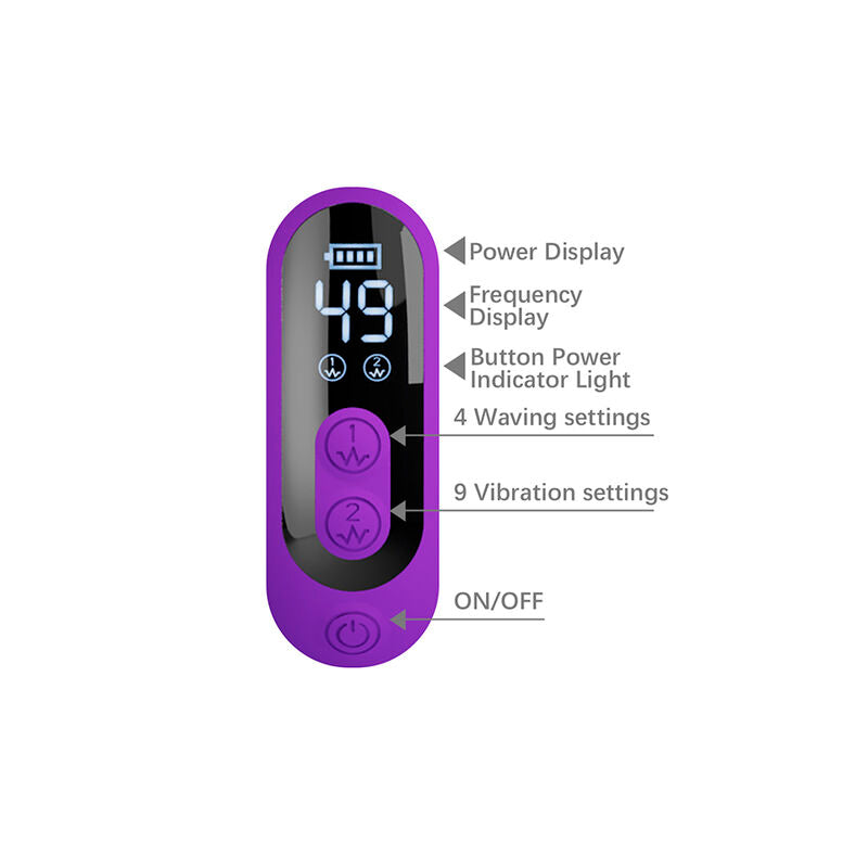 PRETTY LOVE - VIBRADOR SABIEN RABBIT COM ESTIMULAÇÃO POR TOQUE E LED ROXO